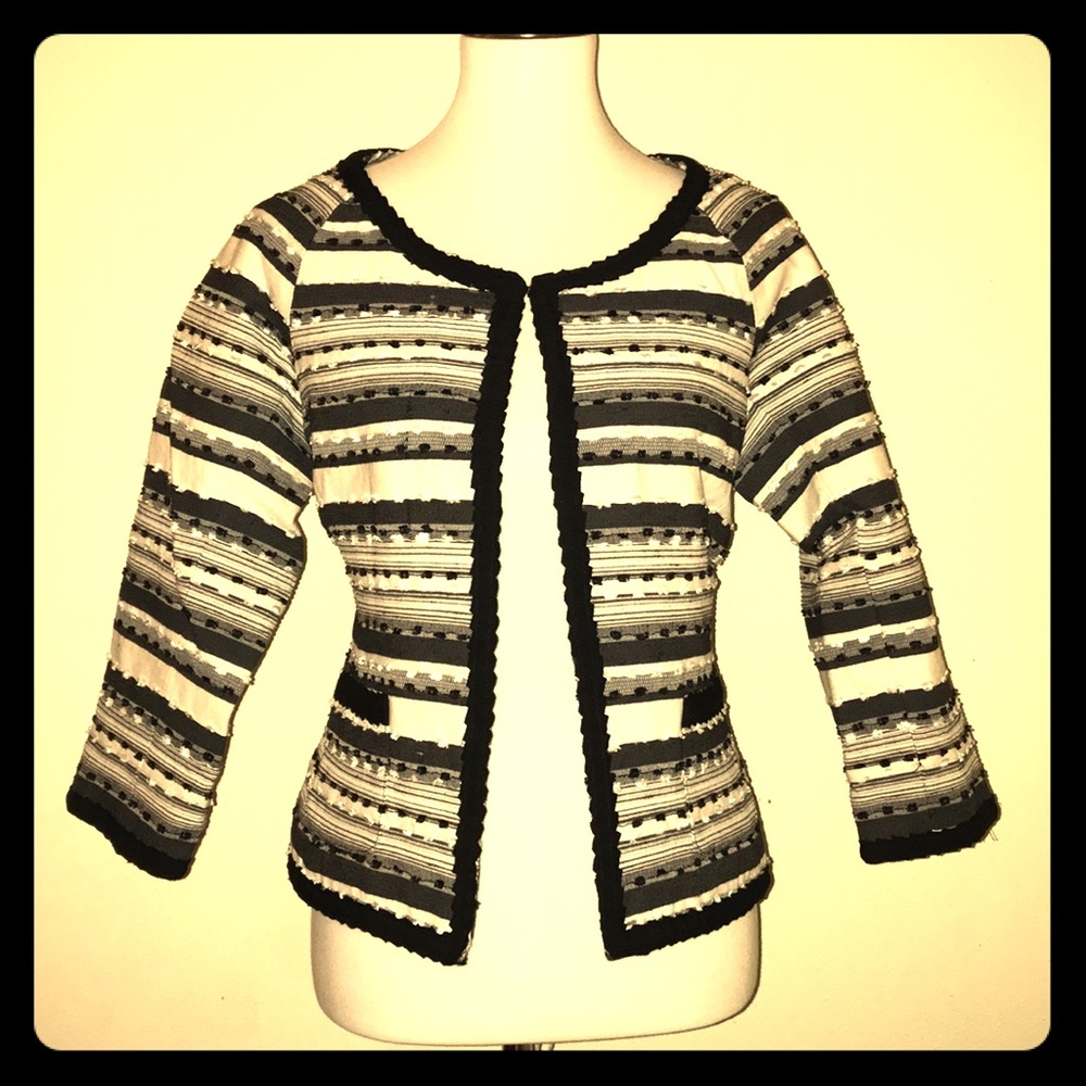 Black and White Peacoat Blazer!